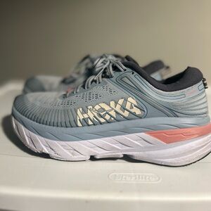 Hoka Women's Running Shoes - Blue and Pink